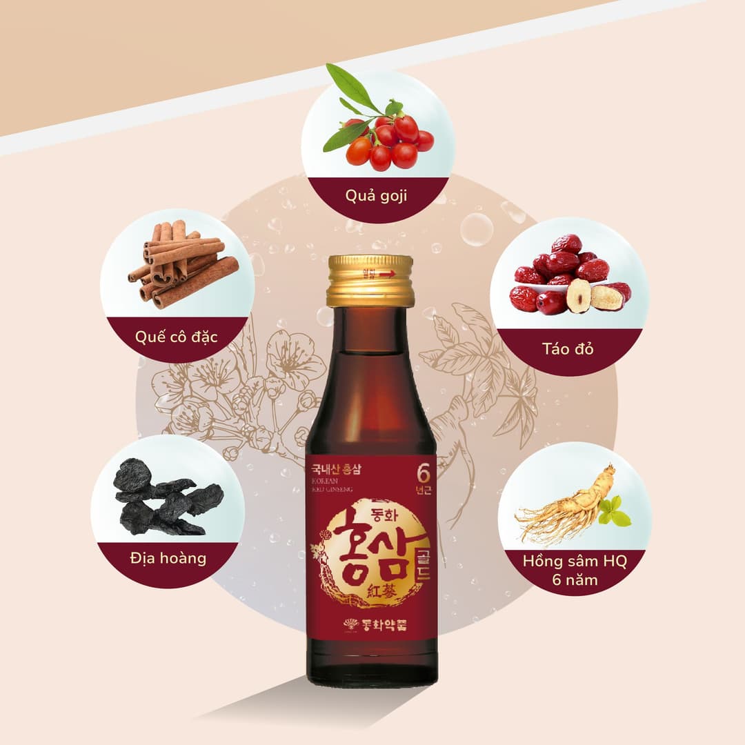 Thành phần quý giá của Red Ginseng Gold